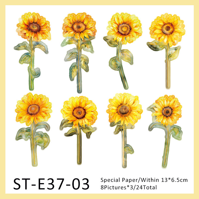 24PCS My bouquet collection series material paper