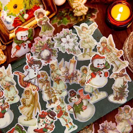 30PCS Bright Christmas Eve series sticker