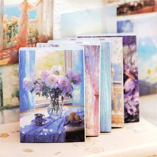 100PCS Cloud Sunset Series material paper