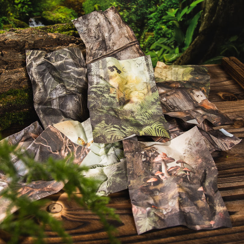 30PCS The Secret Forest series material paper