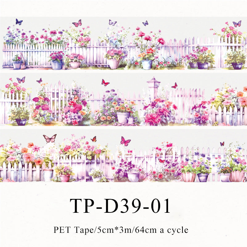 Flower dance series PET Tape