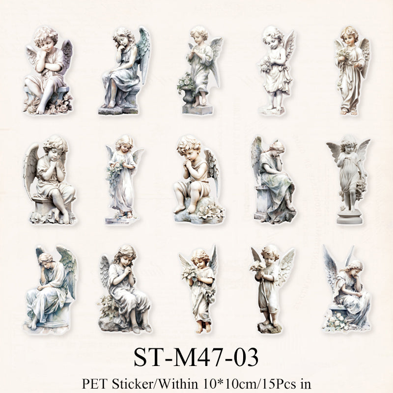 15PCS Sculpture Rhapsody series sticker