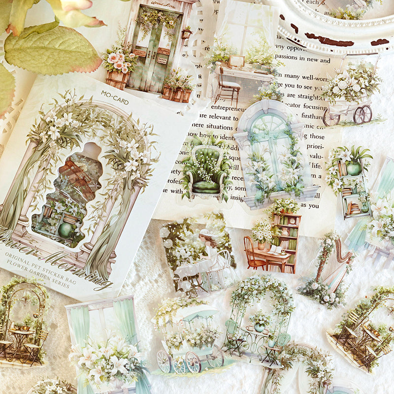 30PCS Flower Garden series sticker