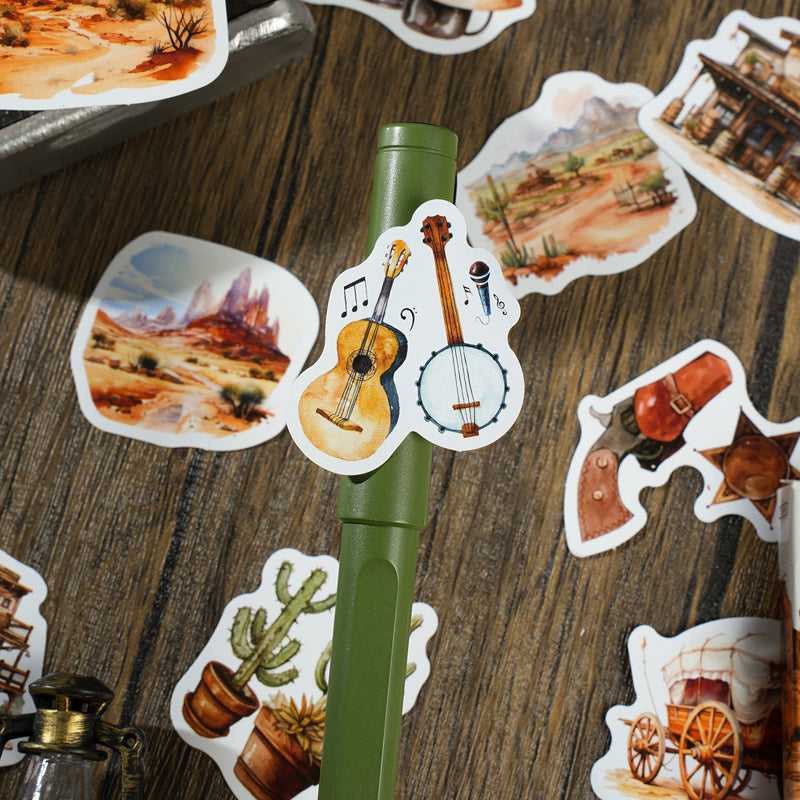 30PCS Western cowboy series sticker