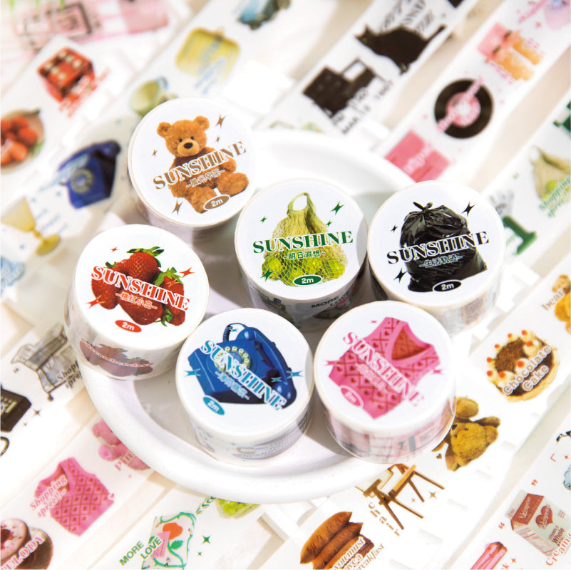 1PCS Grocery store series washi tape