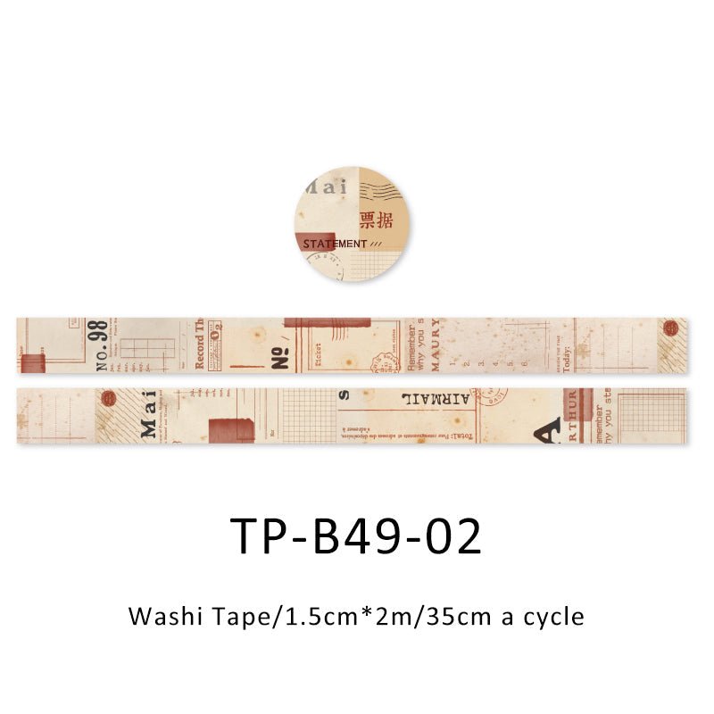 Vintage Island Series washi tape