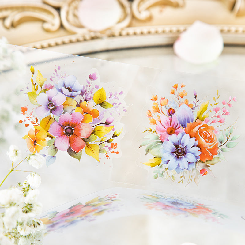 Meet the Sea of Flowers series Die Cutting PET Tape