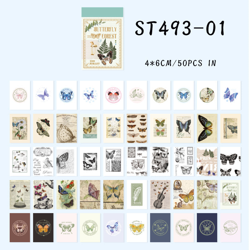 50PCS Rose Garden Series sticker