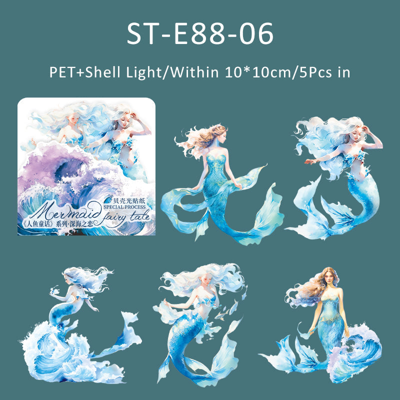 5PCS Mermaid Fairy tale Series sticker