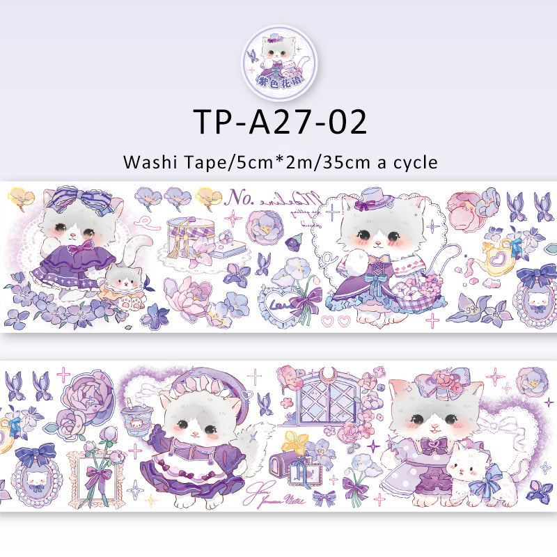 Cat Story series washi tape