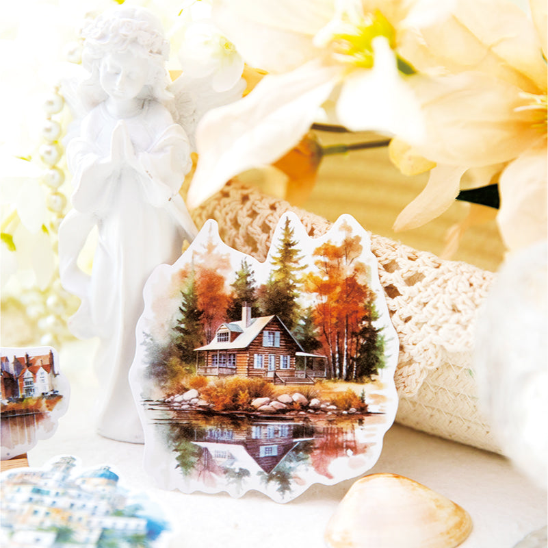 20PCS Four Seasons Cottage Series sticker