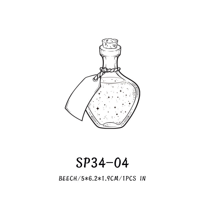 Bottle Light Series stamp