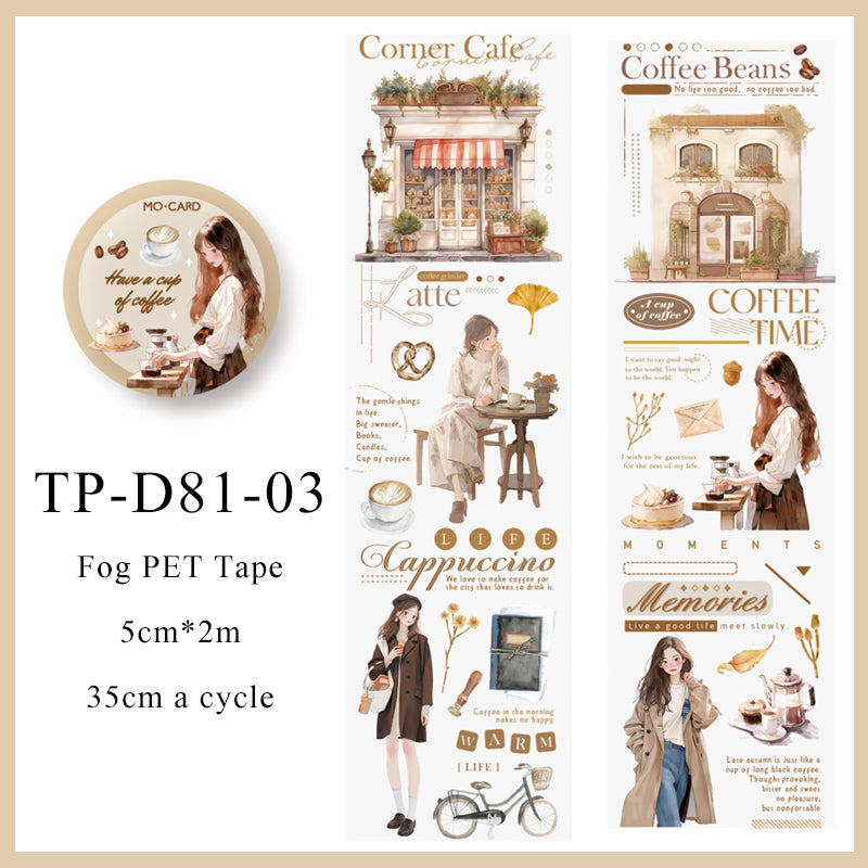 Walk the street corner series Fog PET Tape