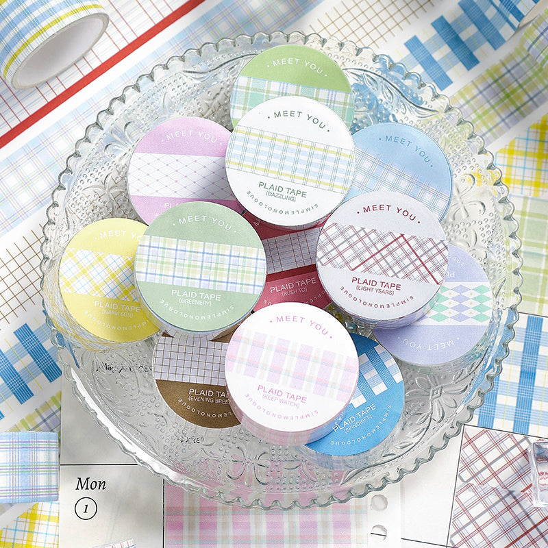 Reduced monologue series washi tape