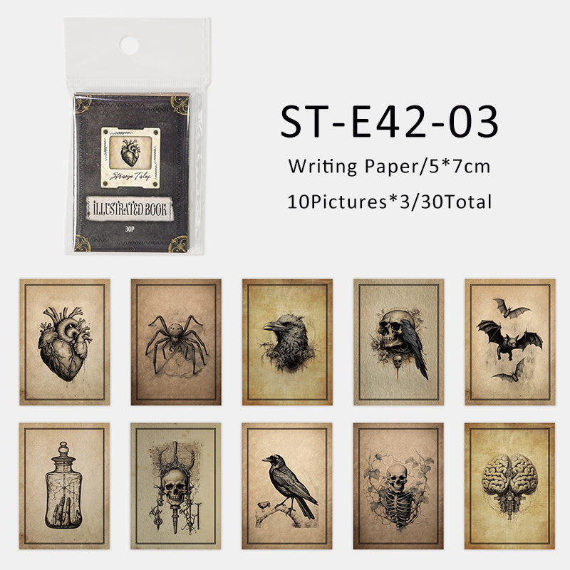 30PCS Strange Tales series sticker