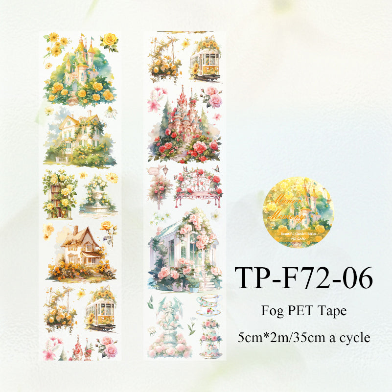 Beautiful Garden Series Fog PET Tape