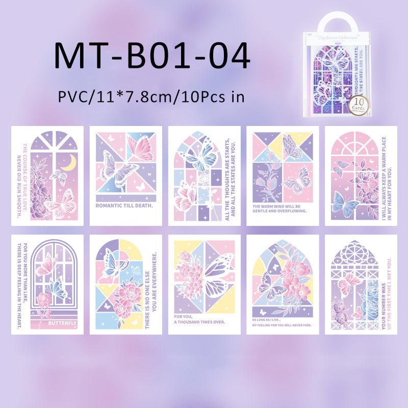 10PCS Daydream set series material paper