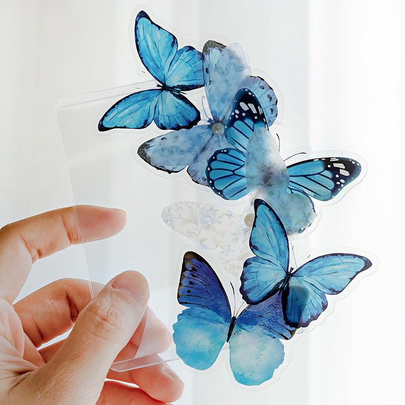 50PCS The Feast of butterflies series sticker