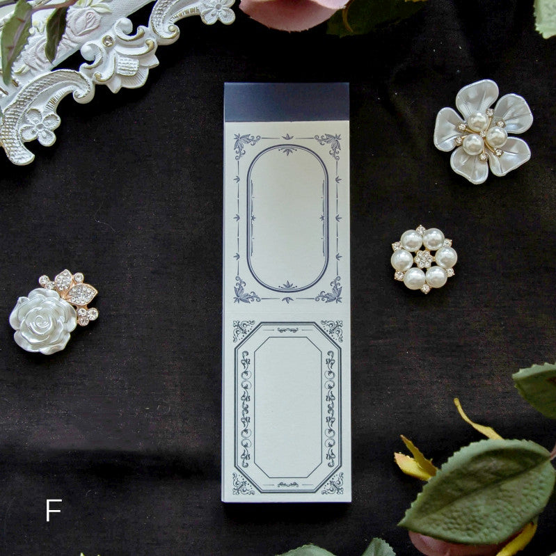 Floral Wreath Frame Memo Pads