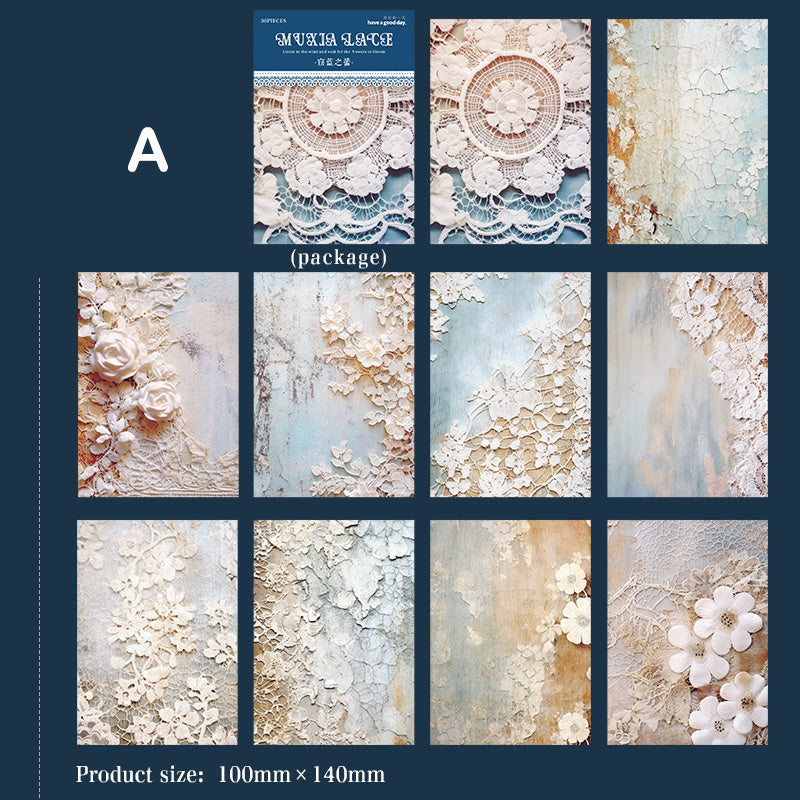 Muxia Lace Scrapbook Paper