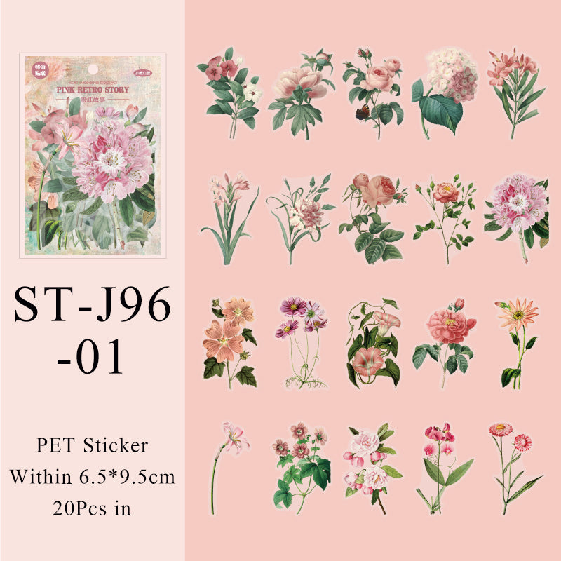 20PCS Secret Garden Series sticker