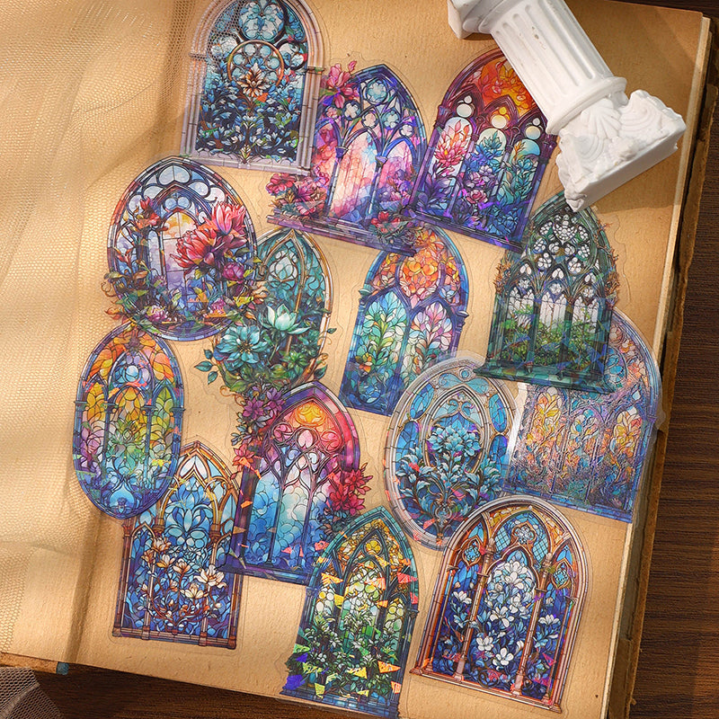 20PCS The Baroque Window series sticker