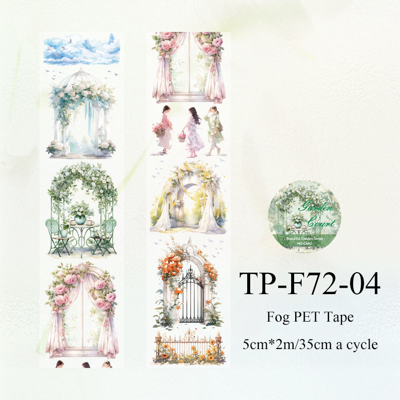 Beautiful Garden Series Fog PET Tape