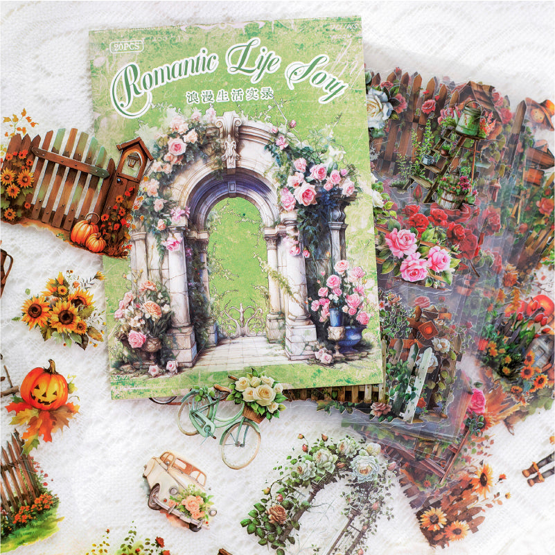 20PCS Romantic life series sticker book