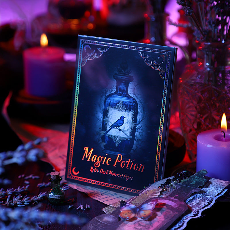 30PCS Magic potion series material paper