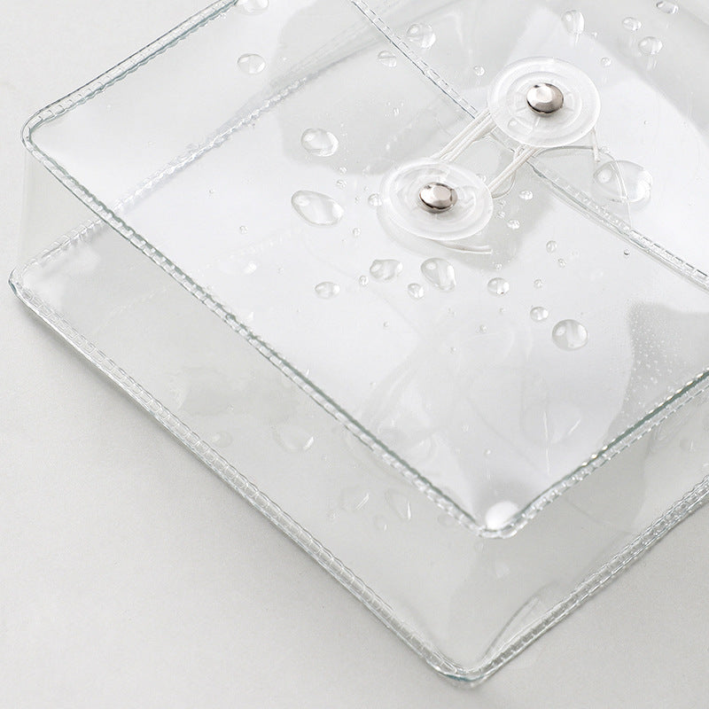 Transparent winding storage bag