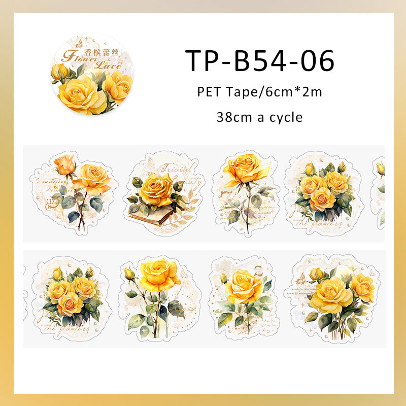 Flower dream lace series PET Tape