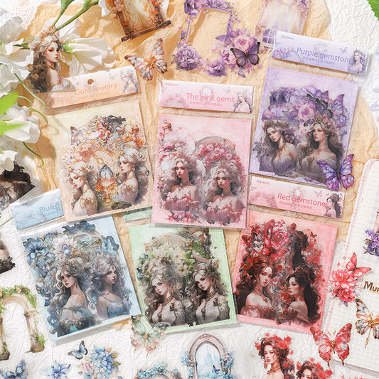 30PCS Diana's gem series sticker