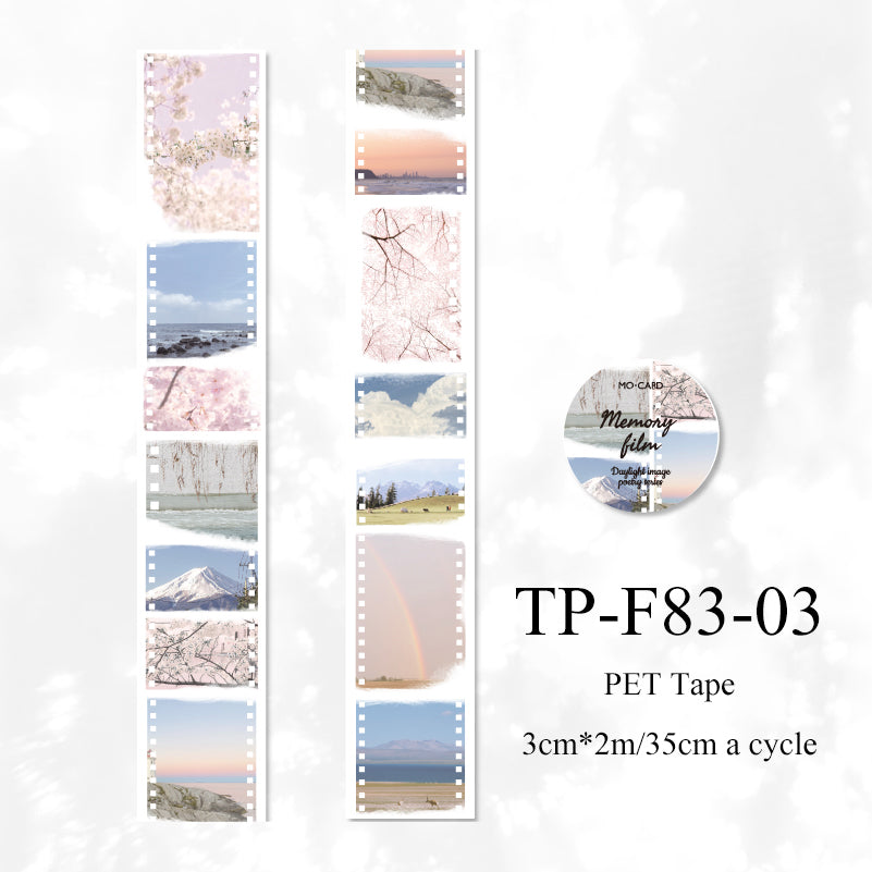 Daylight image poem series PET Tape