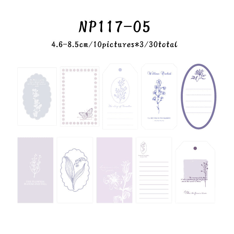 30PCS Forest of all Things series note paper