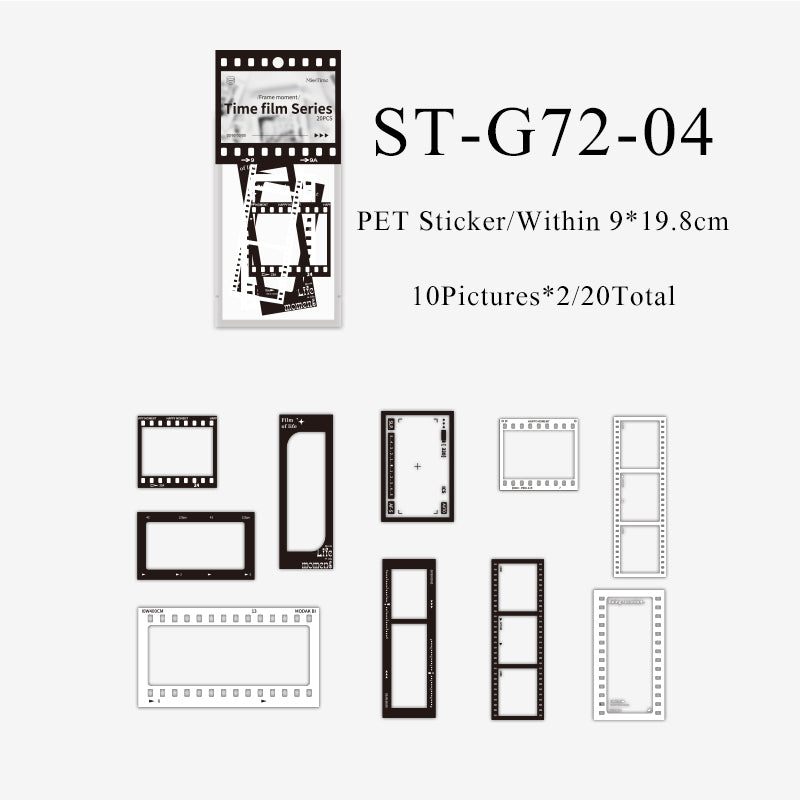 20PCS Time imprinting series sticker