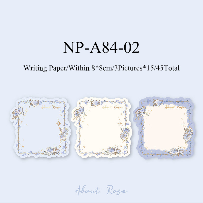 45PCS Isle of Roses series note paper