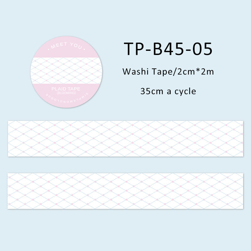 Reduced monologue series washi tape