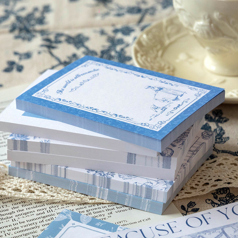 80PCS The Blues series note paper