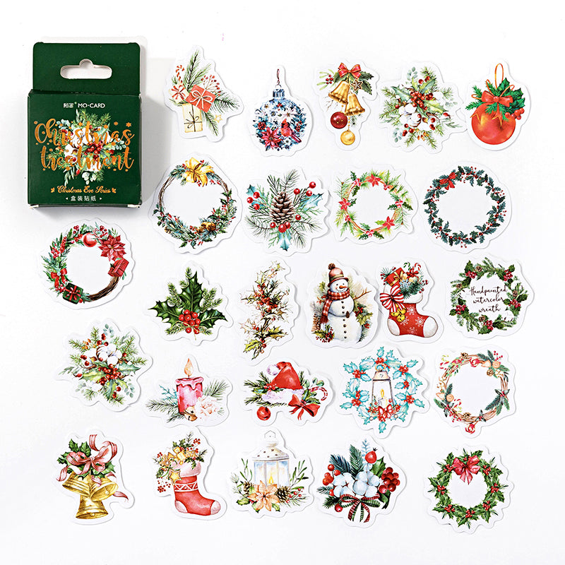 46PCS Christmas Night series sticker