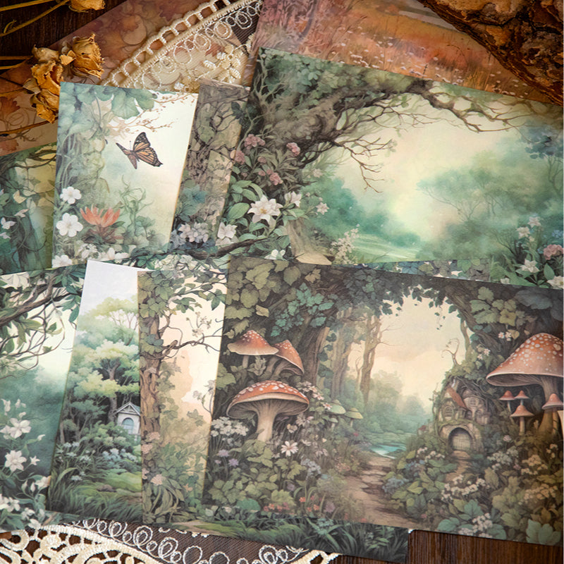 32Sheets Forest Fairy Tales Series material paper