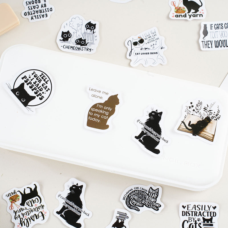 46PCS I have a cat sticker