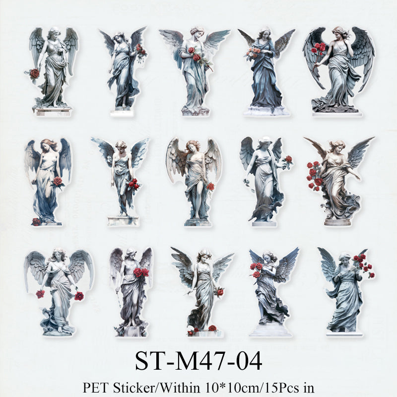 15PCS Sculpture Rhapsody series sticker