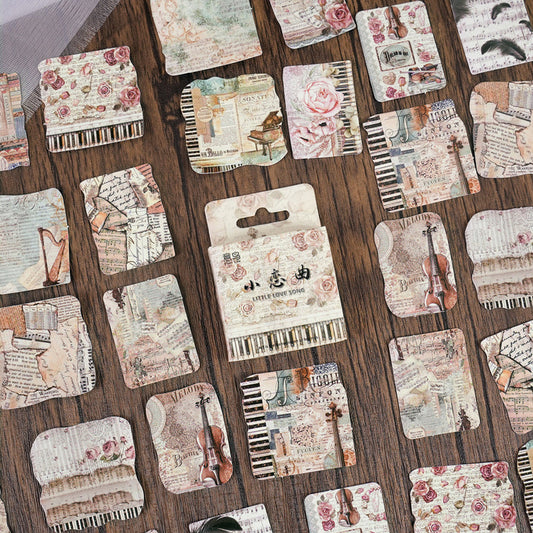 46PCS Little Love Song series sticker