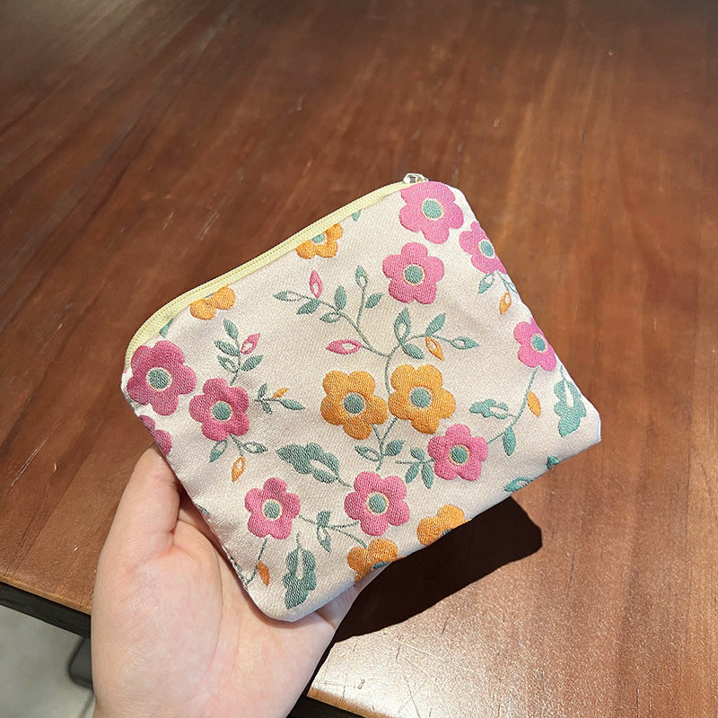 Flower storage zipper storage bag