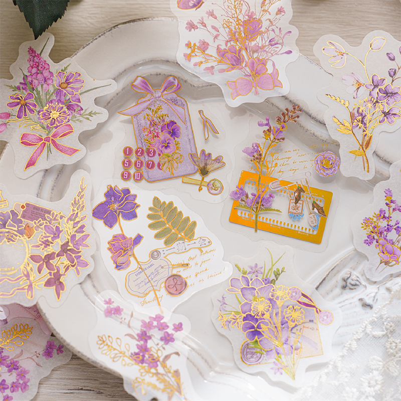 20PCS Time flower series sticker