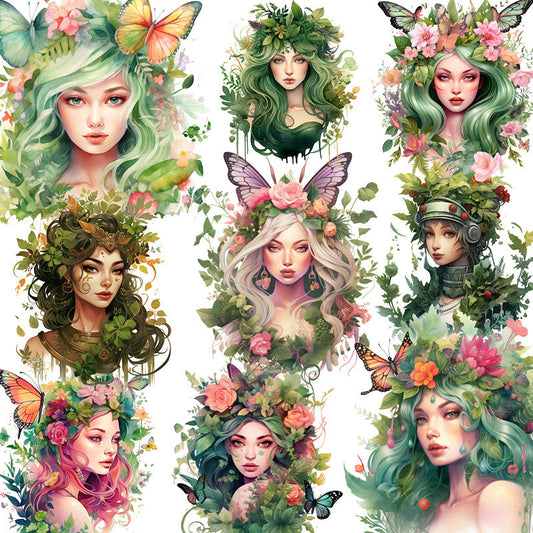 12PCS Forest spirit sticker