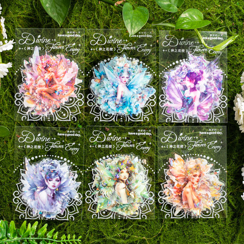 10PCS Divine Flower Envoy series sticker