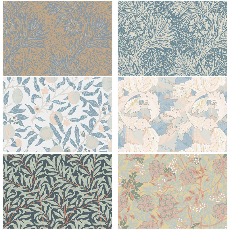 12PCS William Morris material paper