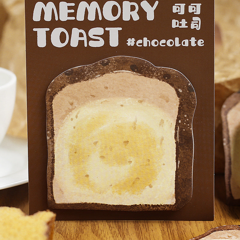 30PCS Memory bread series note paper