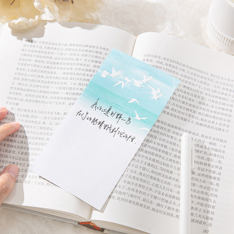 50PCS All things Free Verse series note paper